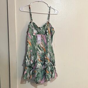 Wild Fable Swirl Print Layered Dress